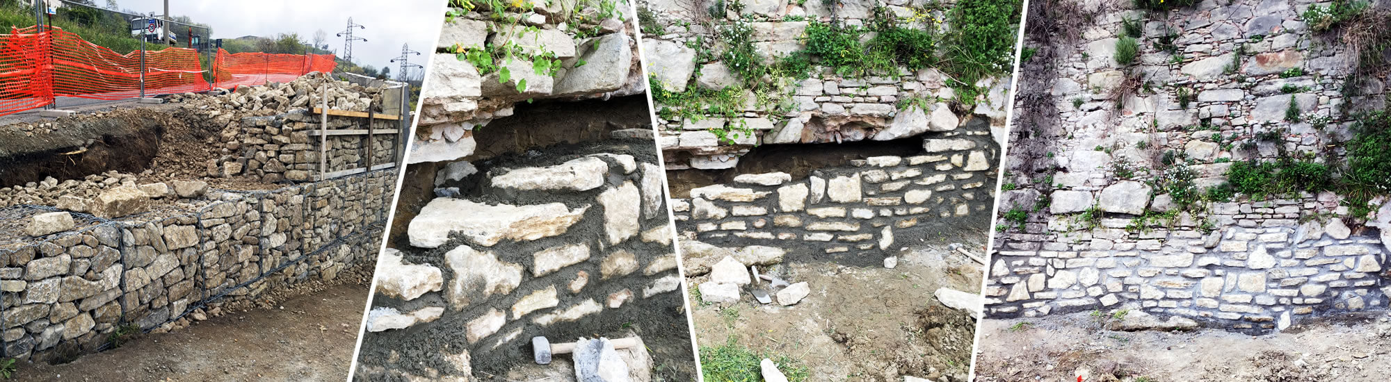 Co.Ge.M. Costruzioni - Muri in pietra e Muri di contenimento con gabbionate